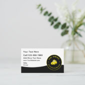 Taxi Service Modern Cab Driver Business Cards Visitenkarte (Stehend Vorderseite)