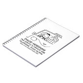 Taxi Service & Private Miete Notebook Notizblock (Linke Seite)