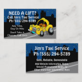 Taxi-Service Visitenkarte (Vorne/Hinten)
