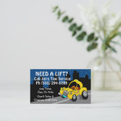 Taxi-Service Visitenkarte (Stehend Vorderseite)