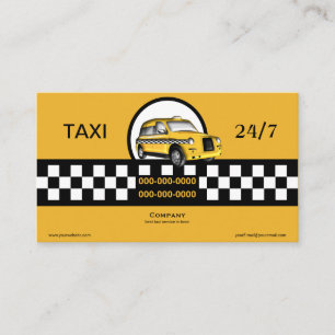 Taxi-Service Visitenkarte