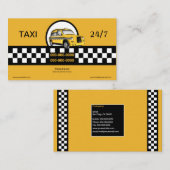 Taxi-Service Visitenkarte (Vorne/Hinten)