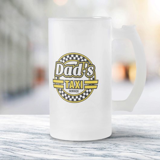Taxi-Service von Vater Mattglas Bierglas