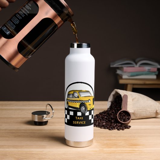 Taxi Service Wasserflasche Trinkflasche (Kaffee)