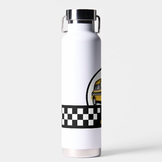 Taxi Service Wasserflasche Trinkflasche (Vorne)