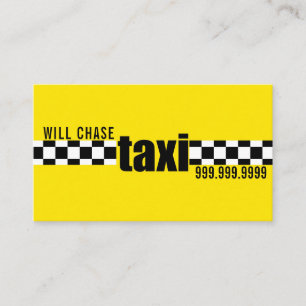 Taxi, Taxi, Fahrer, Geschäftskarte Transport Visitenkarte