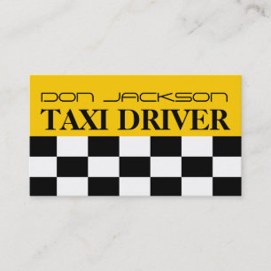 Taxi, Taxi, Fahrer, Geschäftskarte Transport Visitenkarte