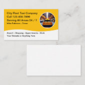 Taxi Transportdienste Moderne Visitenkarten Visitenkarte (Vorne/Hinten)