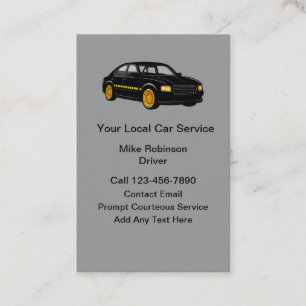 Taxi Uber Autovermietung Transport Geschäfts Karte