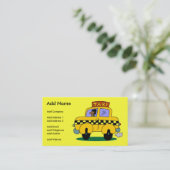 Taxi Visitenkarte (Stehend Vorderseite)