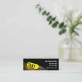 Taxi-Visitenkarten Mini Visitenkarte (Stehend Vorderseite)