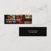 Taxi-Visitenkarten Mini Visitenkarte (Vorne/Hinten)