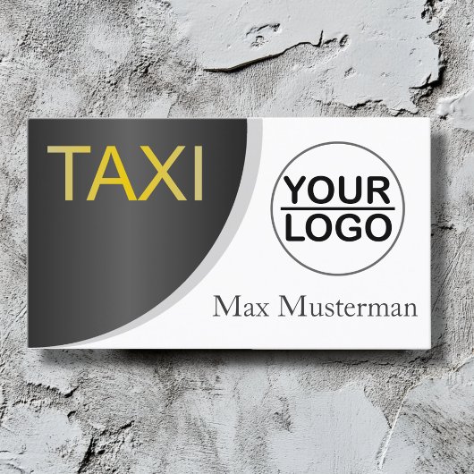 TAXI Visitenkarten mit LOGO Visitenkarte