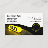 Taxi-Visitenkarten neu Visitenkarte (Vorderseite)