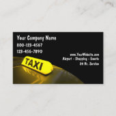 Taxi-Visitenkarten neu Visitenkarte (Vorderseite)