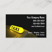 Taxi-Visitenkarten neu Visitenkarte (Vorderseite)