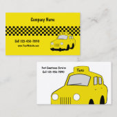 Taxi-Visitenkarten Visitenkarte (Vorne/Hinten)