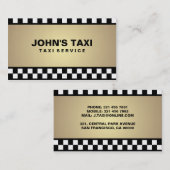Taxi - Visitenkarten Visitenkarte (Vorne/Hinten)