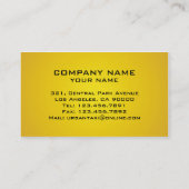 Taxi - Visitenkarten Visitenkarte (Rückseite)