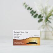 Taxi-Visitenkarten Visitenkarte (Stehend Vorderseite)