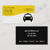 Taxi-Visitenkarten Visitenkarte (Vorne/Hinten)