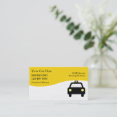 Taxi-Visitenkarten Visitenkarte (Stehend Vorderseite)