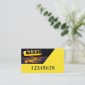 TAXI Visitenkarten Visitenkarte (Stehend Vorderseite)