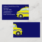 Taxi-Visitenkarten Visitenkarte (Vorne/Hinten)