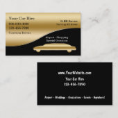 Taxi-Visitenkarten Visitenkarte (Vorne/Hinten)