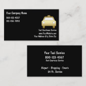 Taxi-Visitenkarten Visitenkarte (Vorne/Hinten)