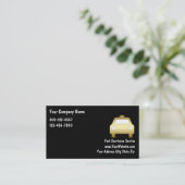 Taxi-Visitenkarten Visitenkarte (Stehend Vorderseite)