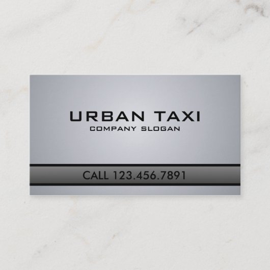 Taxi - Visitenkarten Visitenkarte (Vorderseite)