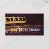 TAXI Visitenkarten Visitenkarte (Vorderseite)