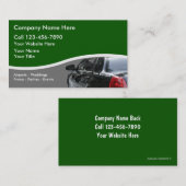 Taxi-Visitenkarten Visitenkarte (Vorne/Hinten)