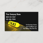 Taxi-Visitenkarten Visitenkarte (Vorderseite)
