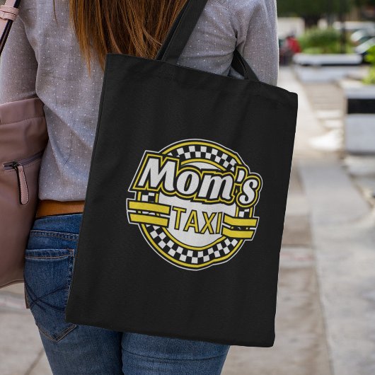 Taxi-Zeichen der Mama Tasche