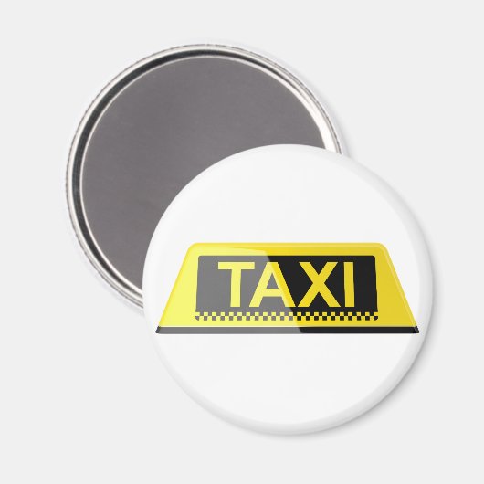 Taxi-Zeichen Magnet (Vorderseite/Rückseite)
