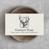 Taxidermie, Deer Junter Business Card Visitenkarte