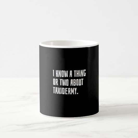 Taxidermie Kaffeetasse (Mittel)