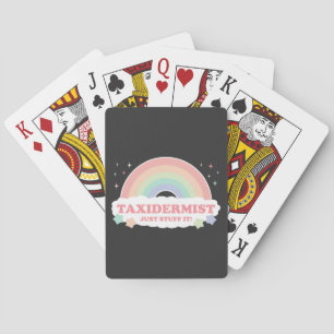 Taxidermist nur Stuff It! Regenbogen mit Wolken T- Spielkarten
