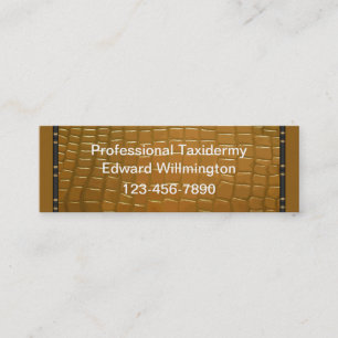 Taxidermy-Visitenkarten Mini Visitenkarte