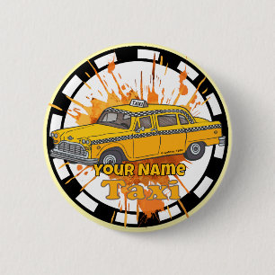 Taxifahrer Button