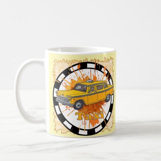 Taxifahrer Kaffeetasse (Links)