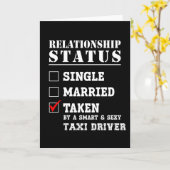 Taxifahrer Karte (Gelbe Blume)