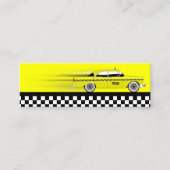 Taxifahrer Mini-Visitenkarte Mini Visitenkarte (Vorderseite)