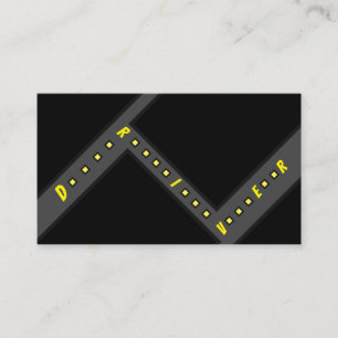 Taxifahrer oder Autofahrer Visitenkarte