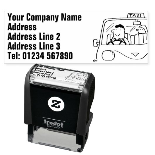 Taxifahrer Permastempel