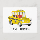 Taxifahrer Postkarte (Vorderseite)