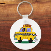 Taxifahrer Schlüsselanhänger (Vorderseite)