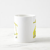 Taxifahrer Stickman Kaffeetasse (Mittel)